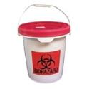 5 Gal. Mail-Away Non-Sharps Container,16"x16"x16-1/ 2",RD/ WE (UMISC5G129000) Category: Medical Trash Cans
