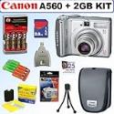 Canon PowerShot A560 7.1MP Digital Camera + 2GB Deluxe Accessory Kit