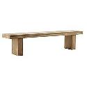 Double Teak Dining Bench