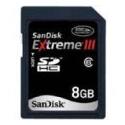 SanDisk Extreme III 8 GB Class 6 SDHC Flash Memory Card SDSDRX3-8192-A21