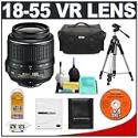 Nikon 18-55mm f/ 3.5-5.6G VR AF-S DX Nikkor Lens with Nikon Case + Accessory Kit for D300, D40, D200, D90, D5000, D60, D300s & D3000 Digital SLR Cameras