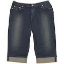 Plus Levis Cuff Capris
