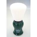 Italys Omega 100% Synthetic Fiber Bristle Shaving Shave Green Handled Brush