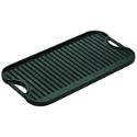 Lodge Logic Pro 20-by-10-7/ 16-Inch Cast-Iron Grill/ Griddle