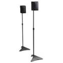 Atlantic 77305018 Satellite Speaker Stands (Black)