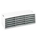 Construction Paper Storage, 28-3/ 4"x13-1/ 2"x8-1/ 2", White
