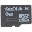 SanDisk 8GB microSDHC Memory Card with USB microSDHC reader