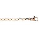 18K Rose Gold Belly Chain, 2.2mm wide, Length: 31 IN