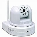 TRENDnet SecurView Wireless Day/ Night Pan/ Tilt/ Zoom Internet Surveillance Camera TV-IP422W (White)