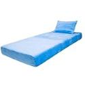 7 Inch Blue Twin Memory Foam Mattress Childrens Bed