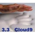 3.3 Cloud9 Twin 2 Inch 100% Visco Elastic Memory Foam Mattress Topper