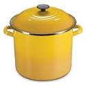 Le Creuset Enamel-on-Steel 8-Quart Stockpot, Dijon