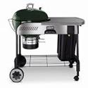 Weber 847001 22.5-Inch Performer Charcoal Grill with Touch-N-Go Propane Ignition, Green