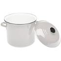Le Creuset Enamel-on-Steel 12-Quart Covered Stockpot, White