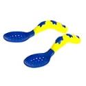 Sassy Baby Less Mess Toddler Spoon 2 Pack, Colors May Vary