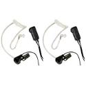 Midland AVPH3 Transparent Security Headsets with PTT/ VOX (Pair)