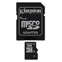 Kingston 8 GB microSDHC Class 4 Flash Memory Card SDC4/ 8GB