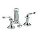 KOHLER K-412-4-CP Devonshire Vertical Spray Bidet Faucet, Polished Chrome