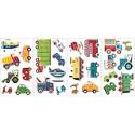 RoomMates RMK1132SCS Transportation Peel & Stick Appliques