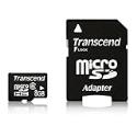 Transcend 8 GB Class 6 microSDHC Flash Memory Card TS8GUSDHC6