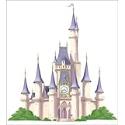 Princess Castle Self-Stick Mini Wall Mural 36-Inch x 40-Inch