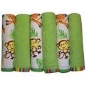 Fisher Price Rainforest Washcloth Set 6-Pack