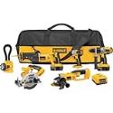 DEWALT DCK655X 18-Volt XRP Cordless 6-Tool Combo Kit