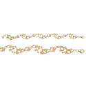 Black Hills Gold Tricolor 10K Vine Bracelet