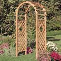 Rustic Natural Cedar Window Arbor