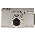 Contax TVS Digital - Digital camera - 5.0 Mpix - optical zoom: 3 x - supported memory: MMC, SD - silver