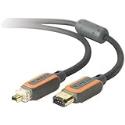 Belkin BKNAV2200106 PureAV Digital Camcorder FireWire Cable FireWire 4-Pin to 6-Pin 6 Feet