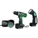 Hitachi DS14DVF3 14.4-volt Ni-Cad 3/ 8-inch Cordless Drill/ Driver Kit