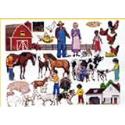 FARM FLANNELBOARD SET