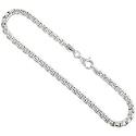 16 in. Sterling Silver 1/ 8 in. (4.0 mm) Medium-Heavy ROUND BOX Chain