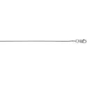 24" Sterling Silver 1.1 mm Italian 8-Sided (Octagon) Snake Necklace NICKEL FREE