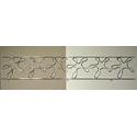 Trellis Frieze Elements-"Stars" (TFE 1c-Sr) -Handmade Aluminum Trellis-Frieze Panels from Brooks Design