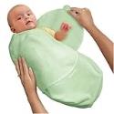 Kiddopotamus & Co 100% Cotton Knit SwaddleMe?? Sage - Small