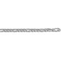 Sterling Silver 16 Inch X 3.9 mm Figaro Chain Necklace