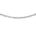 Stainless Steel 6 mm Mens Link Necklace - 22 Inch