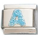 Letter - Sparkle Italian Charm Link