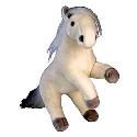 Plush Animal: White Horse