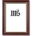 5x7 / 5 x 7 Frame for Picture or Photo, Solid Wood, Brown & Gold, style #608