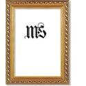 4x6 / 4 x 6 Frame for Picture or Photo, Solid Wood, Gold, style #609