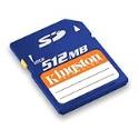 KINGSTON 512MB SD CARD