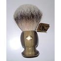 Omega Green and Gold Badger Hair Shaving Brush - Large - #6215
