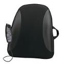 Obus Forme by Conair Ergonomic Orthopedic Ultimate Backrest with Heat and Massage, Black