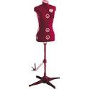 Singer DF150 Adjustable Dress Form, Red, Small
