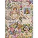 Cross Stitch Kit Spring Sampler From Janlynn