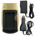 Eforcity Olympus/ Minolta Li-10B/ NP200 Compatible Battery Charger Set for Olympus Stylus Digital 500 / 600 / 800 / IR-500 cameras, Olympus C-70 Zoom / C-470 Zoom / C-760 Ultra Zoom cameras, and Li-10B / LI-12B / DB-L10 / Minolta NP-200