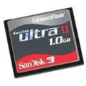 SanDisk SDCFH-1024-901 1 GB Ultra II CompactFlash Card (Retail Package)